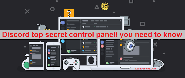 Discord top secret control panel