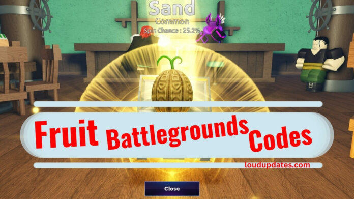 Fruit Battlegrounds Codes