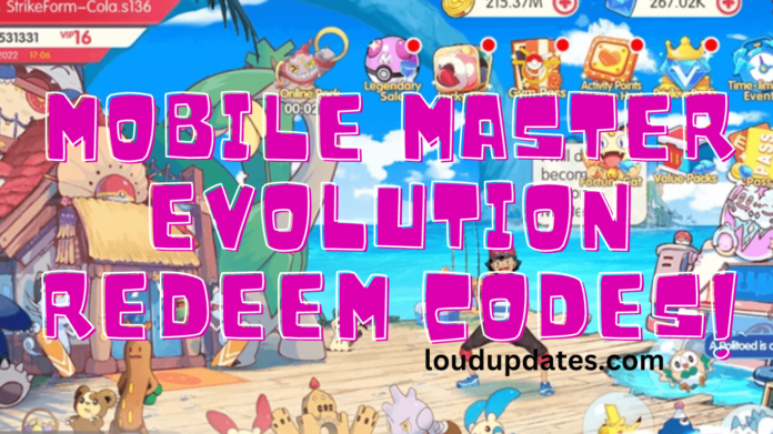 mobile master evolution codes