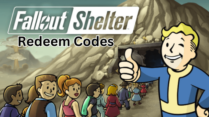 fallout shelter redeem codes