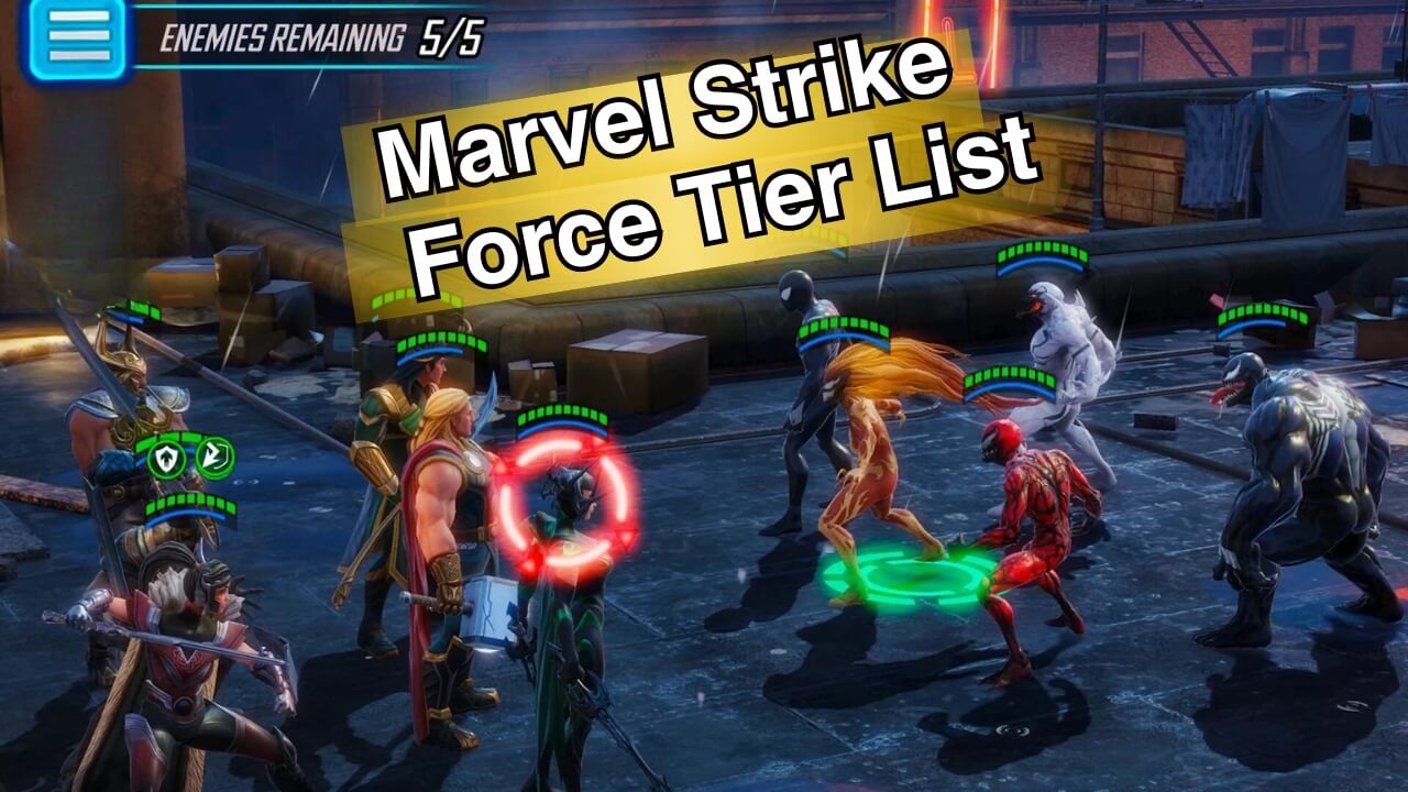 Marvel Strike Force Tier List: Best Characters Guide (November 2023) -  Touch, Tap, Play
