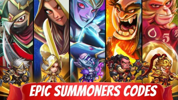 epic summoners codes
