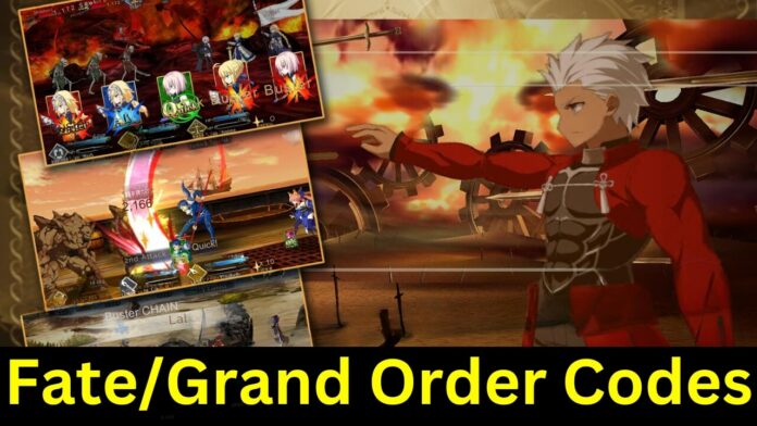 Fate Grand Order Codes