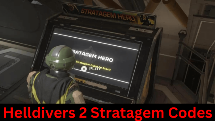 Helldivers 2 Stratagem Codes