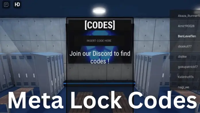 meta lock codes